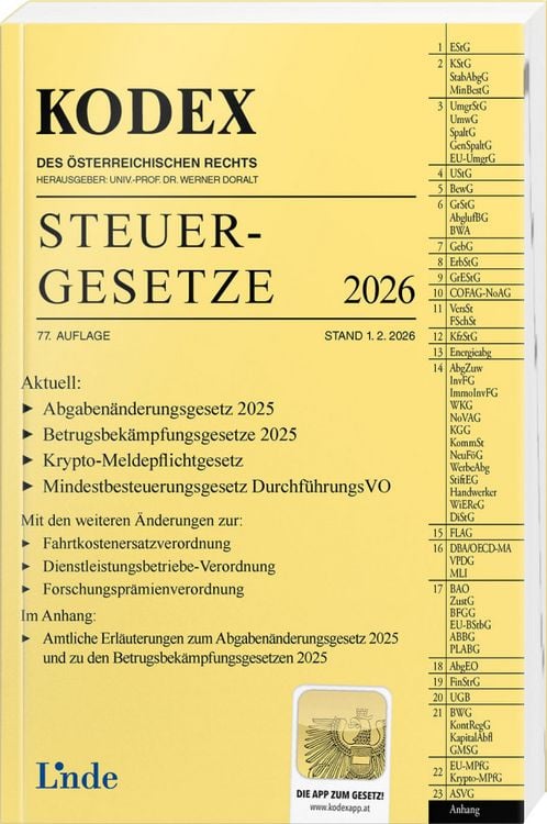 Produktbild: KODEX Steuergesetze 2026