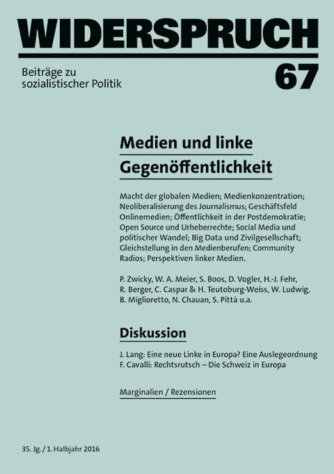 Produktbild: Widerspruch 67