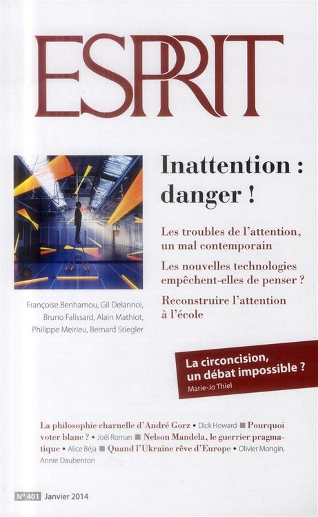 Produktbild: Esprit ; Janvier 2014 ; Inattention?: Danger !