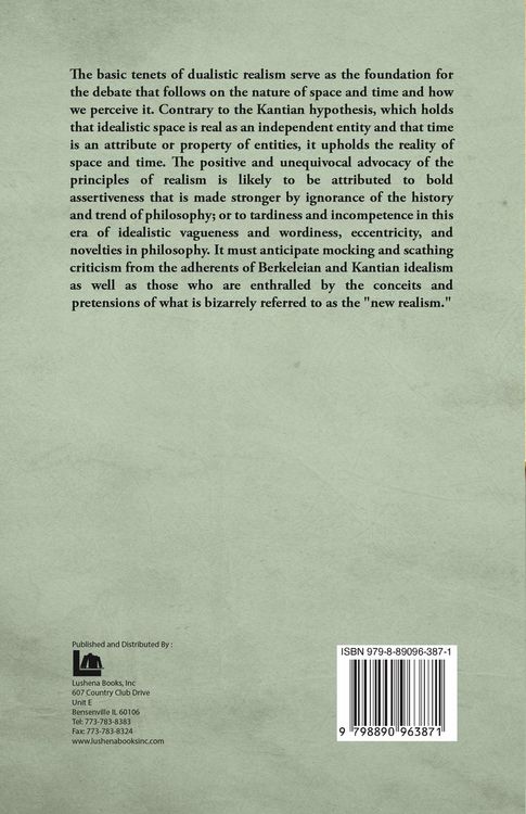 Produktbild: Nature and Cognition of Space and Time