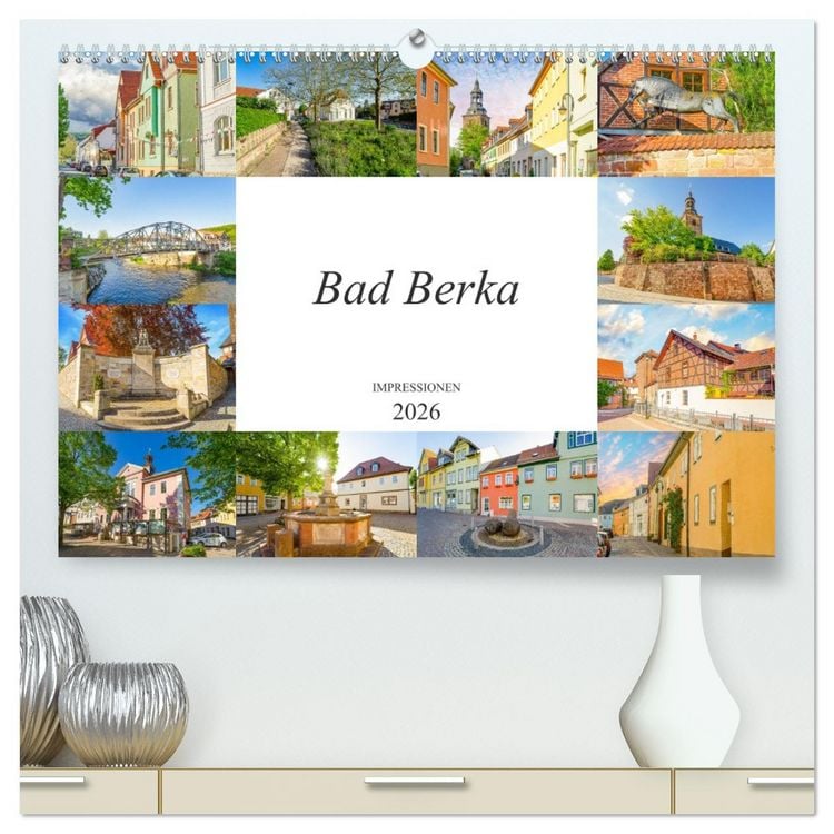 Produktbild: Bad Berka Impressionen (hochwertiger Premium Wandkalender 2026 DIN A2 quer), Kunstdruck in Hochglanz