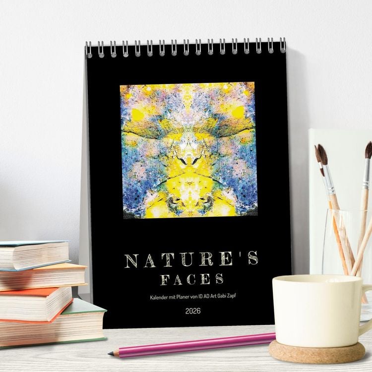 Produktbild: Nature's Faces (Tischkalender 2026 DIN A5 hoch), CALVENDO Monatskalender