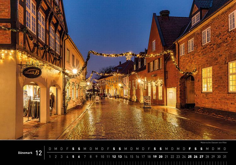 Produktbild: Dänemark Premiumkalender 2026