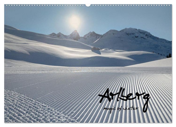 Produktbild: Arlberg - magic of winter (Wandkalender 2026 DIN A2 quer), CALVENDO Monatskalender