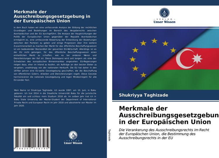 Produktbild: Merkmale der Ausschreibungsgesetzgebung in der Europ&auml;ischen Union