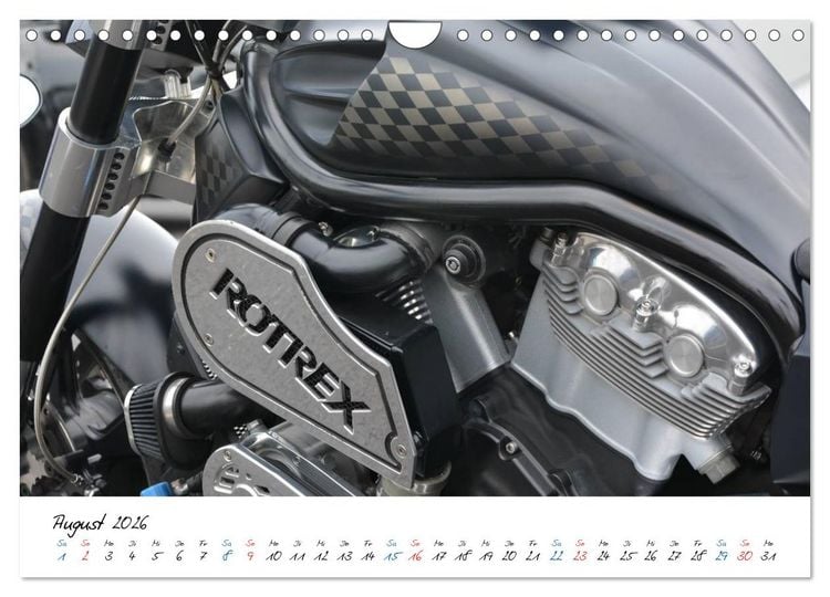 Produktbild: Harley Davidson - Details einer Legende (Wandkalender 2026 DIN A4 quer), CALVENDO Monatskalender