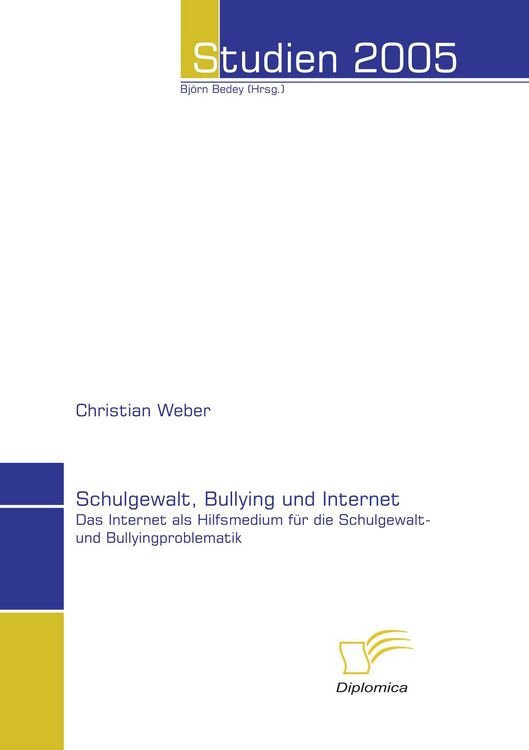 Produktbild: Schulgewalt, Bullying und Internet