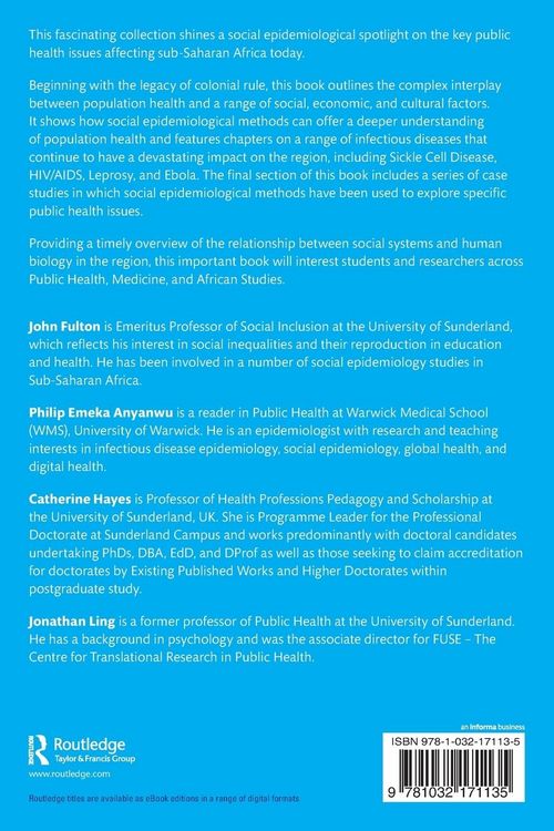 Produktbild: Public Health in Sub-Saharan Africa