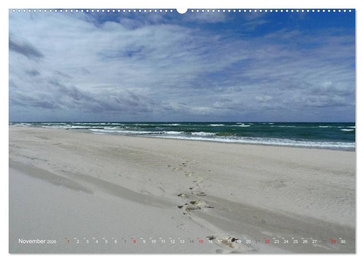 Produktbild: Wo de Ostseewellen trecken an den Strand 2026 (Wandkalender 2026 DIN A2 quer), CALVENDO Monatskalender