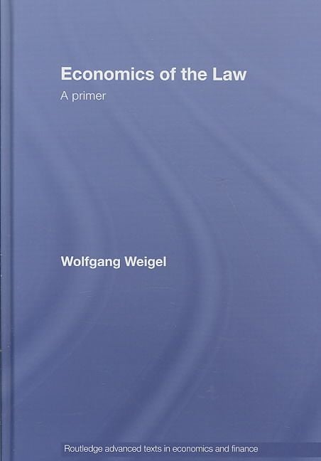 Produktbild: Weigel, W: Economics of the Law