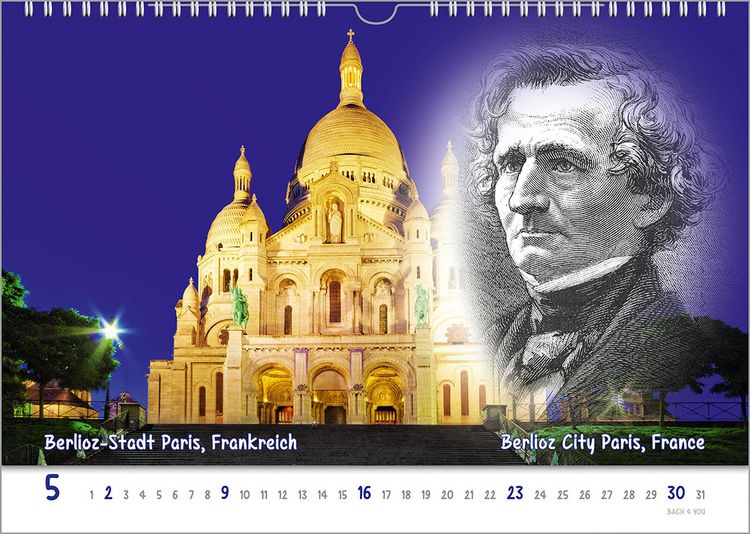 Produktbild: Komponisten-Kalender, ein Musik-Kalender 2027, DIN A4