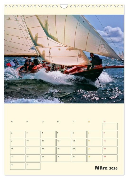 Produktbild: Segeln bis zum Horizont (Wandkalender 2026 DIN A3 hoch), CALVENDO Monatskalender