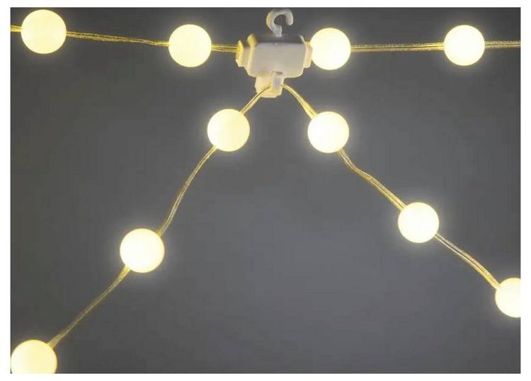 Produktbild: Konstsmide LED-Vorhang Au&szlig;en 18V 200 LED Warmwei&szlig;