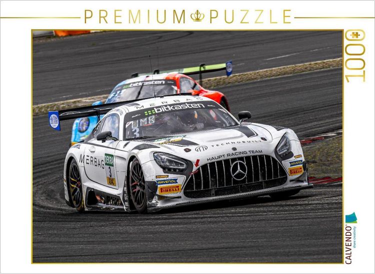 Produktbild: CALVENDO Puzzle Haupt Racing Team / Mercedes AMG GT3 | 1000 Teile Lege-Gr&ouml;&szlig;e 64x48cm Foto-Puzzle f&uuml;r gl&uuml;ckliche Stunden
