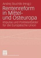 Produktbild: Rentenreform in Mittel- und Osteuropa