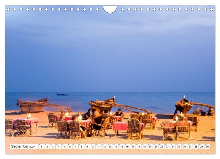 Produktbild: Momente einer Reise - Goa und Karnataka (Wandkalender 2027 DIN A4 quer), CALVENDO Monatskalender