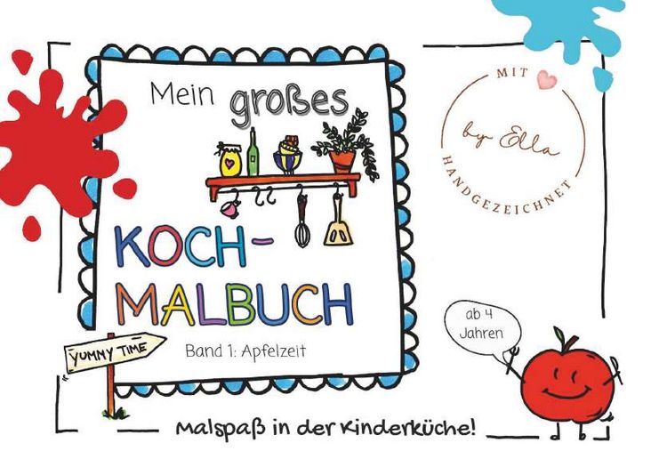 Produktbild: Mein gro&szlig;es Koch- Malbuch
