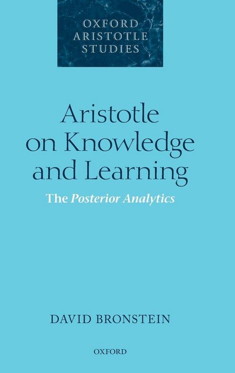 Produktbild: Aristotle On Knowledge & Learning Oass C