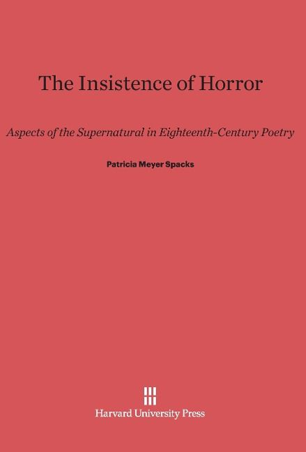 Produktbild: The Insistence of Horror