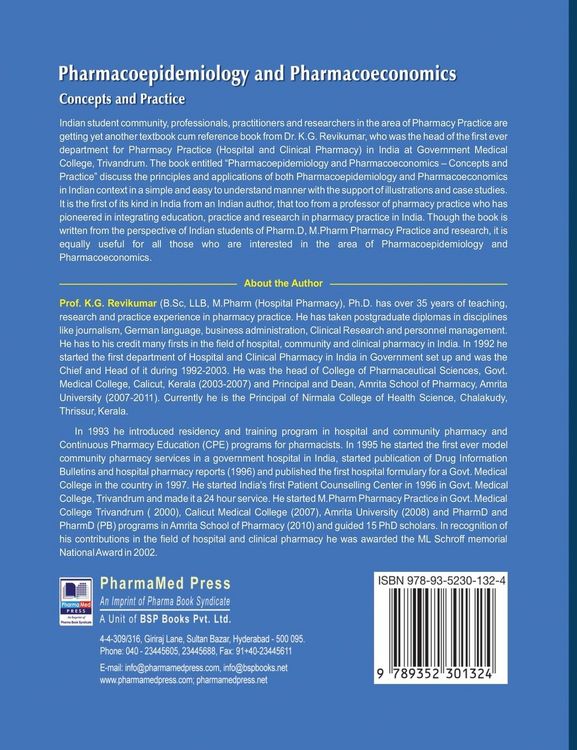 Produktbild: Pharmacoepidemiology and Pharmacoeconomics