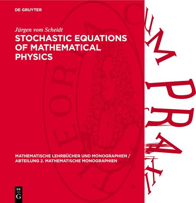Produktbild: Stochastic Equations of Mathematical Physics