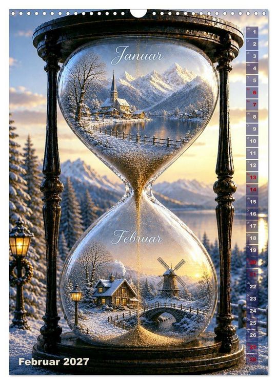 Produktbild: Zeit der Jahreszeiten (Wandkalender 2027 DIN A3 hoch), CALVENDO Monatskalender