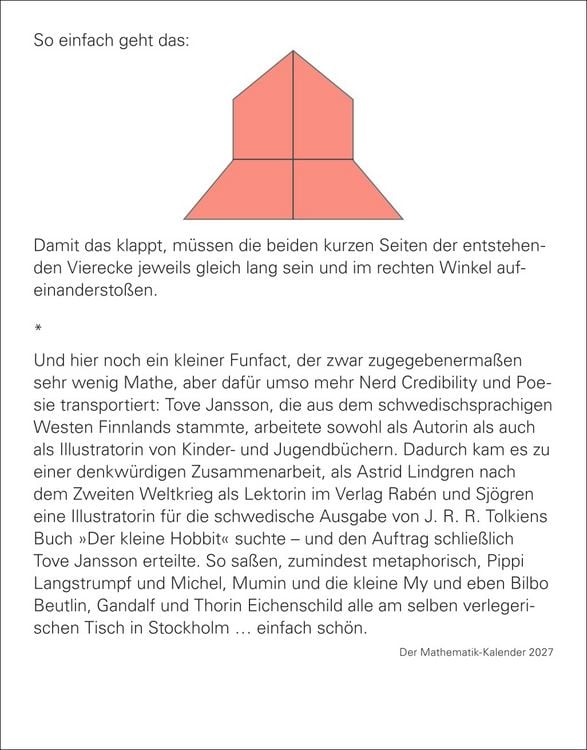 Produktbild: Der Mathematik-Kalender Tagesabrei&szlig;kalender 2027 - Nachts teile ich heimlich durch Null
