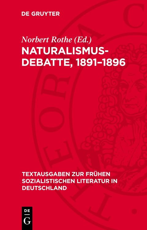 Produktbild: Naturalismus-Debatte, 1891&ndash;1896