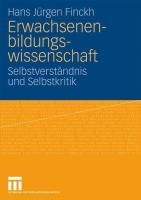 Produktbild: Erwachsenenbildungswissenschaft