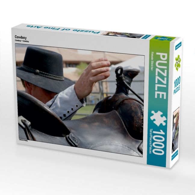 Produktbild: CALVENDO Puzzle Cowboy | 1000 Teile Lege-Gr&ouml;&szlig;e 64x48cm Foto-Puzzle f&uuml;r gl&uuml;ckliche Stunden
