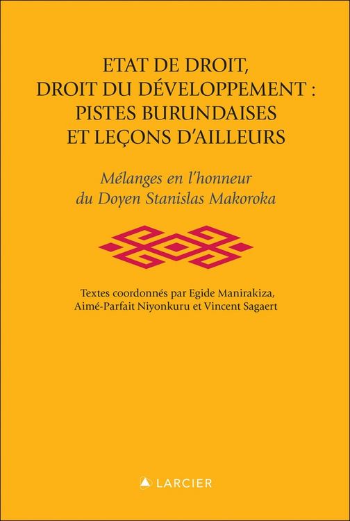 Produktbild: Etat de Droit, Droit du Developpement, Pistes Burundaises et Lecons