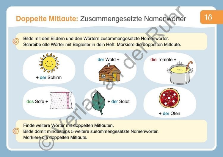 Produktbild: Die Rechtschreib-&Uuml;bungskartei &ndash; Klasse 3/4