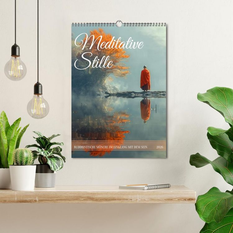 Produktbild: Meditative Stille (Wandkalender 2026 DIN A3 hoch), CALVENDO Monatskalender