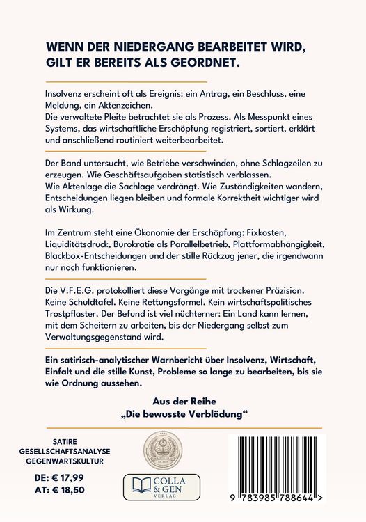 Produktbild: Das depressive Land, Band 2: Die verwaltete Pleite