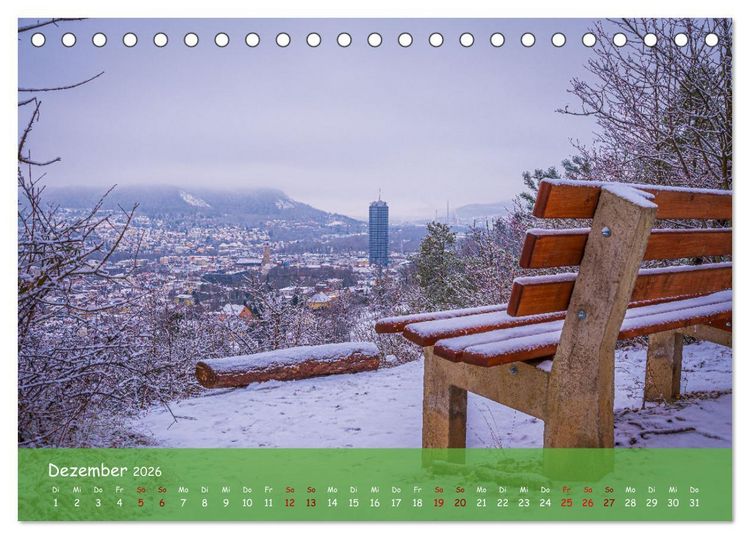 Produktbild: Jena - Faszination in Bildern (Tischkalender 2026 DIN A5 quer), CALVENDO Monatskalender