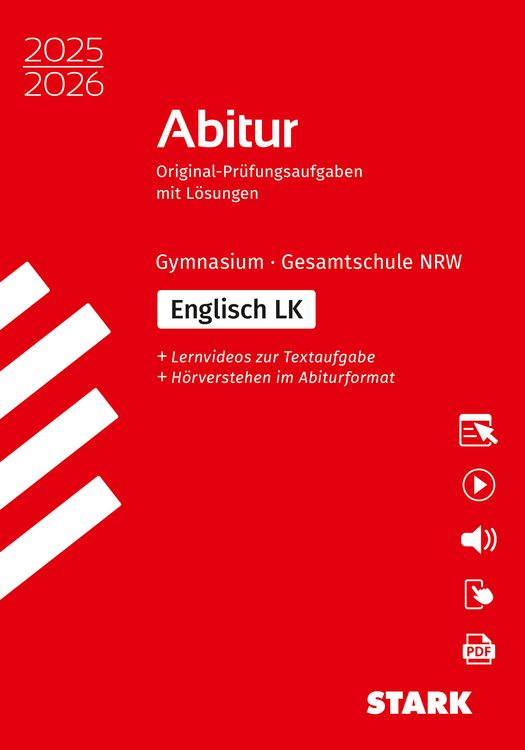 Produktbild: STARK Englisch LK - Abitur 2025/2026 NRW - Pr&uuml;fungsvorbereitung
