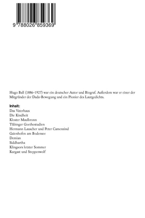 Produktbild: Hermann Hesse