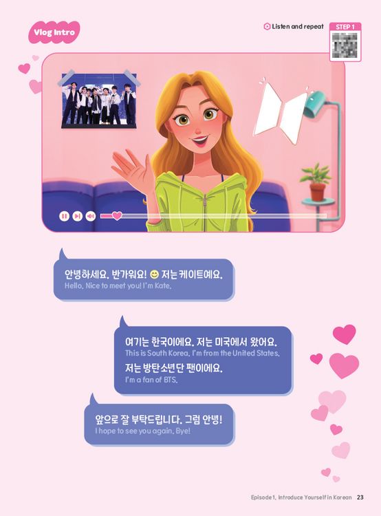 Produktbild: Easy Korean with BTS - for Basic Learners (Studentbook & Workbook)