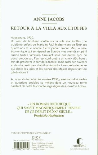 Produktbild: Retour &agrave; la villa aux &eacute;toffes. Tome 4