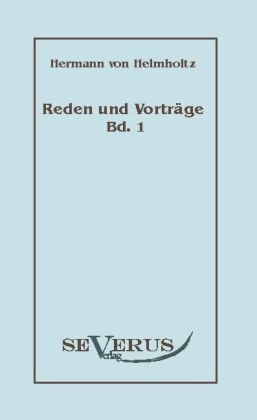 Produktbild: Helmholtz, H: Reden und Vortr&auml;ge, Bd. 1