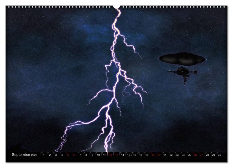 Produktbild: Luftschiffe &uuml;ber fremden Landschaften (Wandkalender 2026 DIN A2 quer), CALVENDO Monatskalender