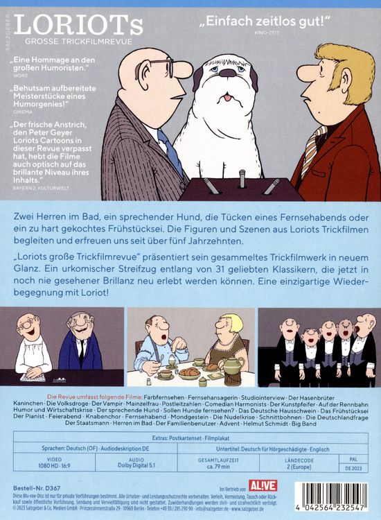 Produktbild: Loriots gro&szlig;e Trickfilmrevue