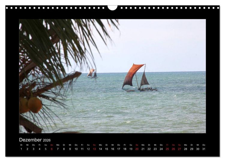 Produktbild: Sri Lanka Impressionen (Wandkalender 2026 DIN A3 quer), CALVENDO Monatskalender