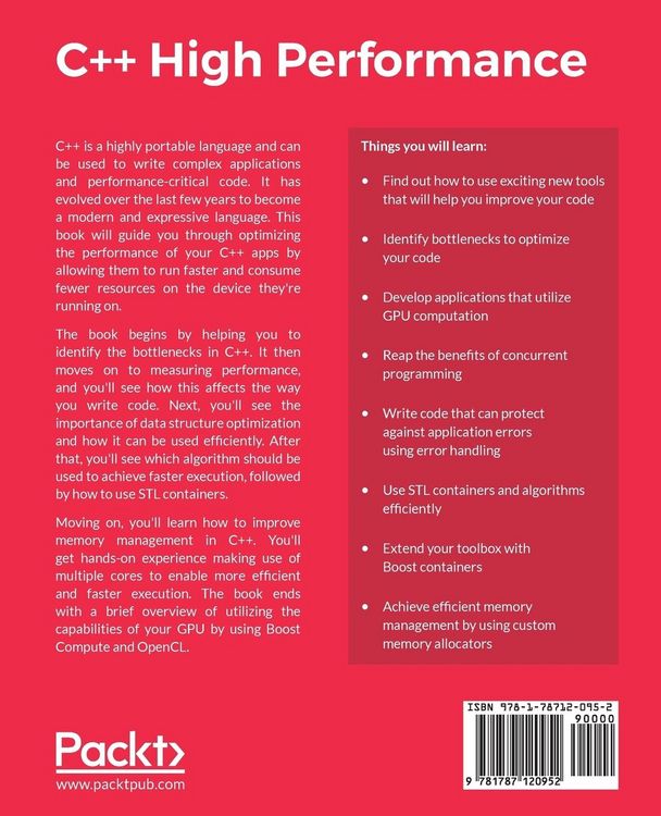 Produktbild: C++ High Performance