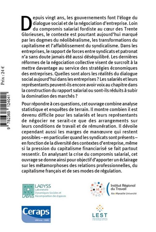 Produktbild: Compromis salarial en crise que