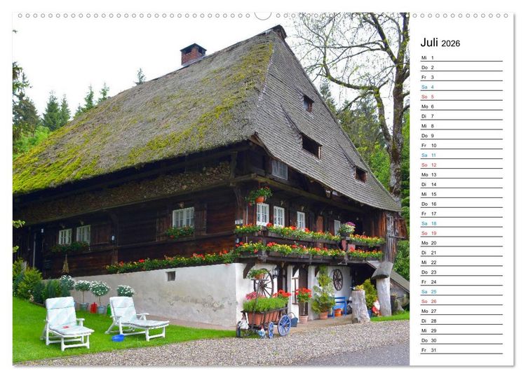 Produktbild: Hochschwarzwald (hochwertiger Premium Wandkalender 2026 DIN A2 quer), Kunstdruck in Hochglanz