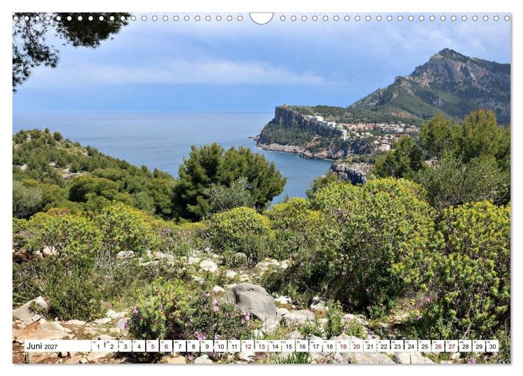 Produktbild: Mallorca GR 221. Weitwandern durch die Serra de Tramuntana (Wandkalender 2027 DIN A3 quer), CALVENDO Monatskalender