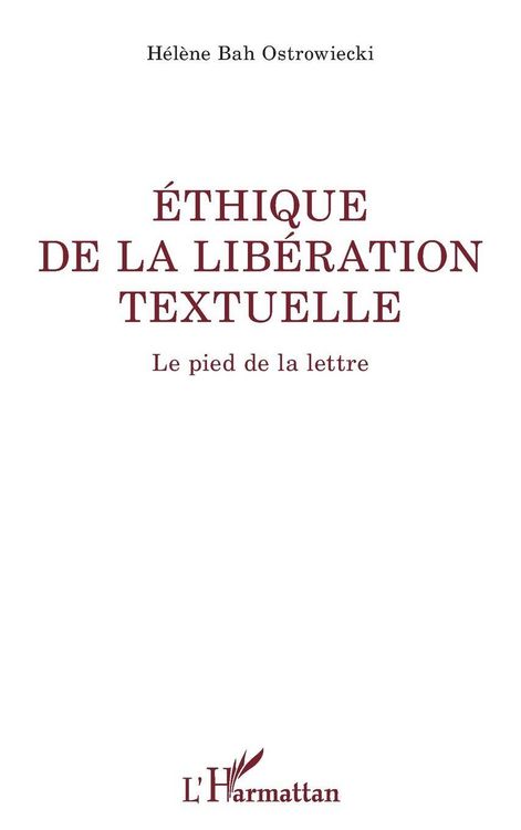 Produktbild: &Eacute;thique de la Lib&eacute;ration Textuelle