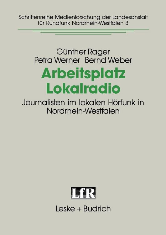 Produktbild: Arbeitsplatz Lokalradio
