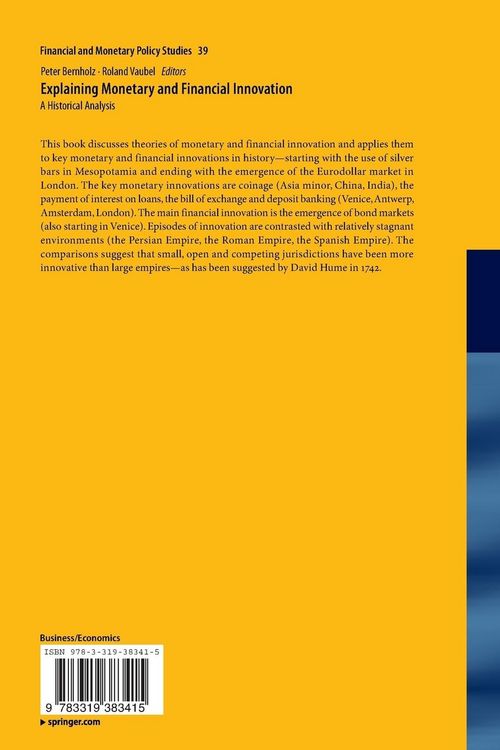 Produktbild: Explaining Monetary and Financial Innovation